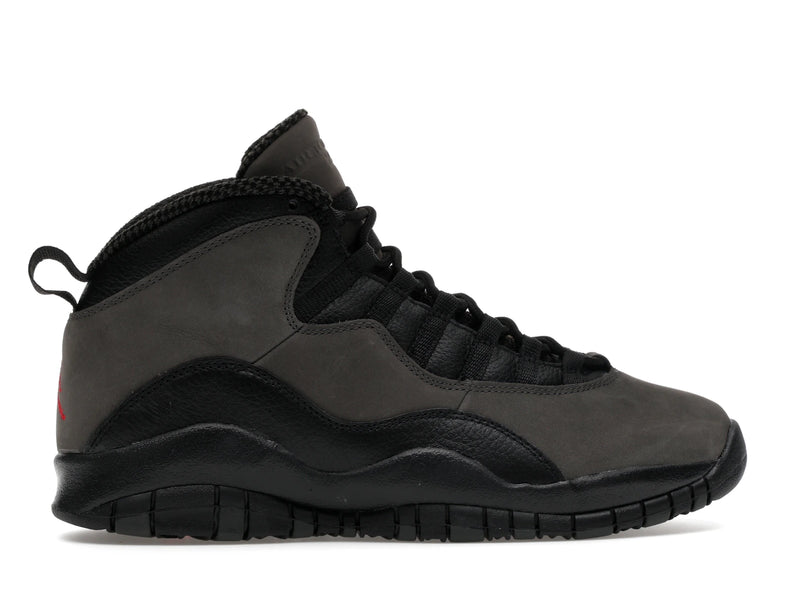 Air Jordan 10 Retro Shadow (2025) - Charred Grey/True Red/Black - HJ6779-001 - 35
