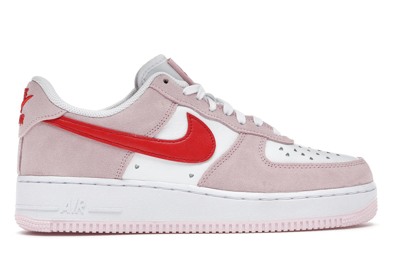 Nike Air Force 1 07 QS Love Letter - Tulip Pink/University Red-White - DD3384-600 - 35