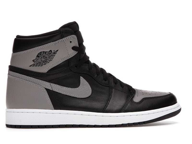 Air Jordan 1 Retro High Shadow (2018) - Black/Medium Grey-White - 555088-013 - 35
