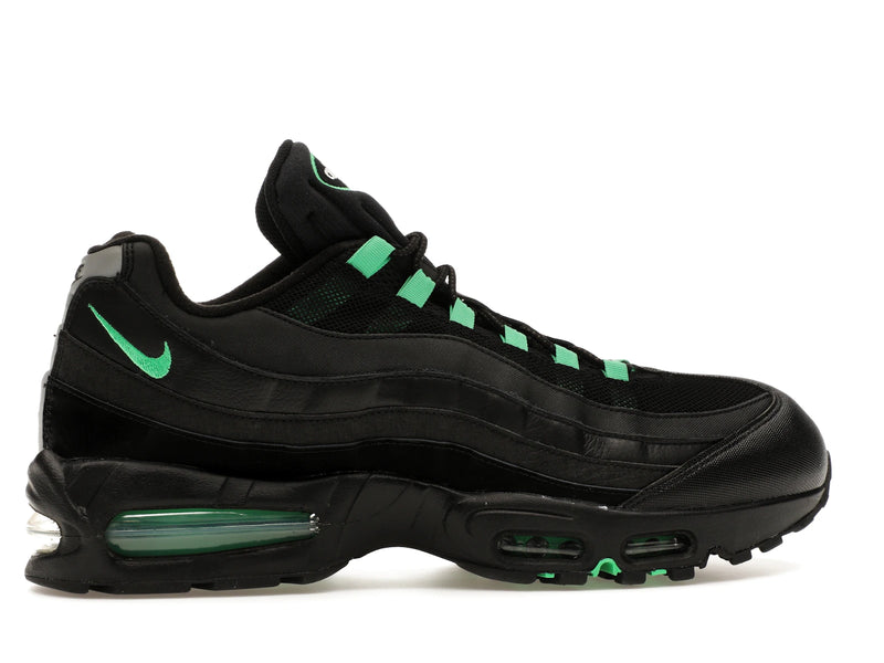 Nike Air Max 95 OG Big Bubble Black Green Shock - Black/Black/Pearl Grey/Green Shock - IB1667-002 - 35