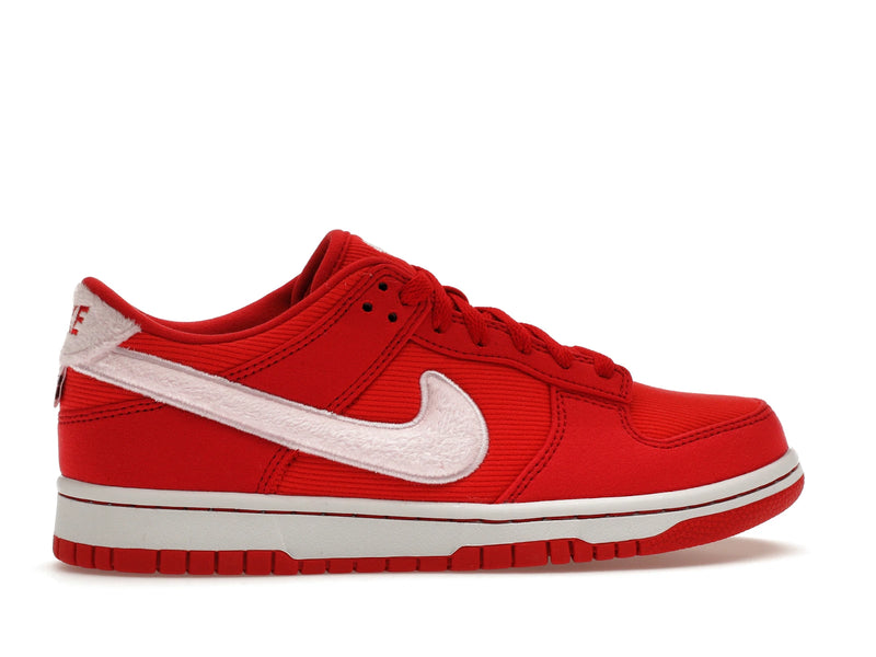 Nike Dunk Low Valentines Day (2024) (GS) - Fire Red/Pink Foam/Light Crimson/White/Team Red - FZ3548-612 - 35