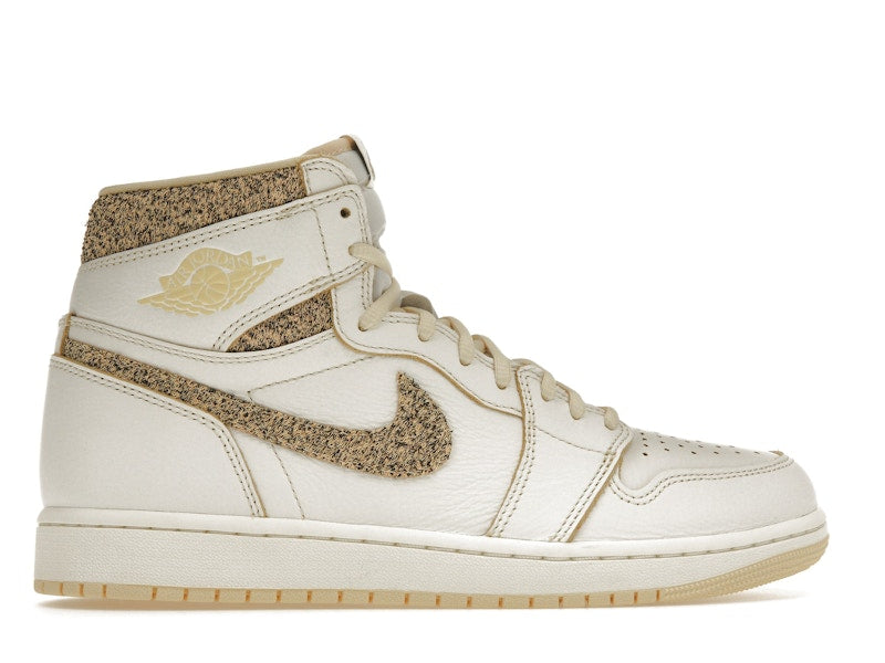 Air Jordan 1 Retro High OG Craft Vibrations Of Naija - Sail/Pale Vanilla-Black - FD8631-100 - 35