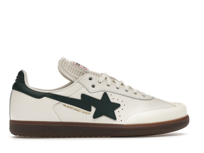 Adidas Samba Bape World Cup Pack White Forest - Cream White/Forest Night/Gum - KJ8852 - 35