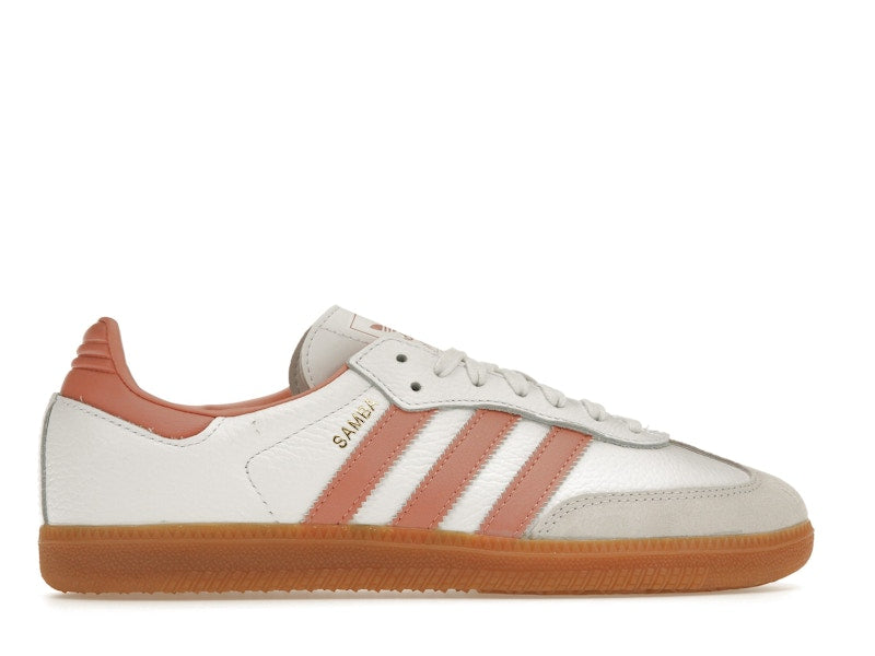 adidas Samba OG White Wonder Clay Gum (Women's) - Cloud White/Wonder Clay/Crystal White - IG5932 - 35