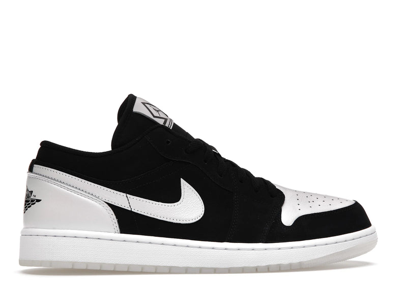 Air Jordan 1 Low Diamond Shorts - Black/Multi-Color/White/Black - DH6931-001 - 35