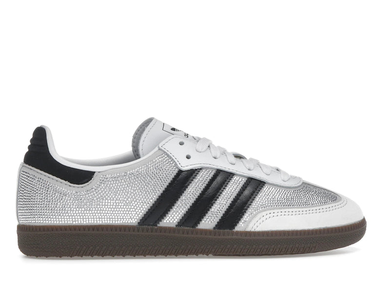 Adidas Samba OG Rhinestone Crystal White Silver - Crystal White/Crystal White/Silver Metallic - IH9055 - 35