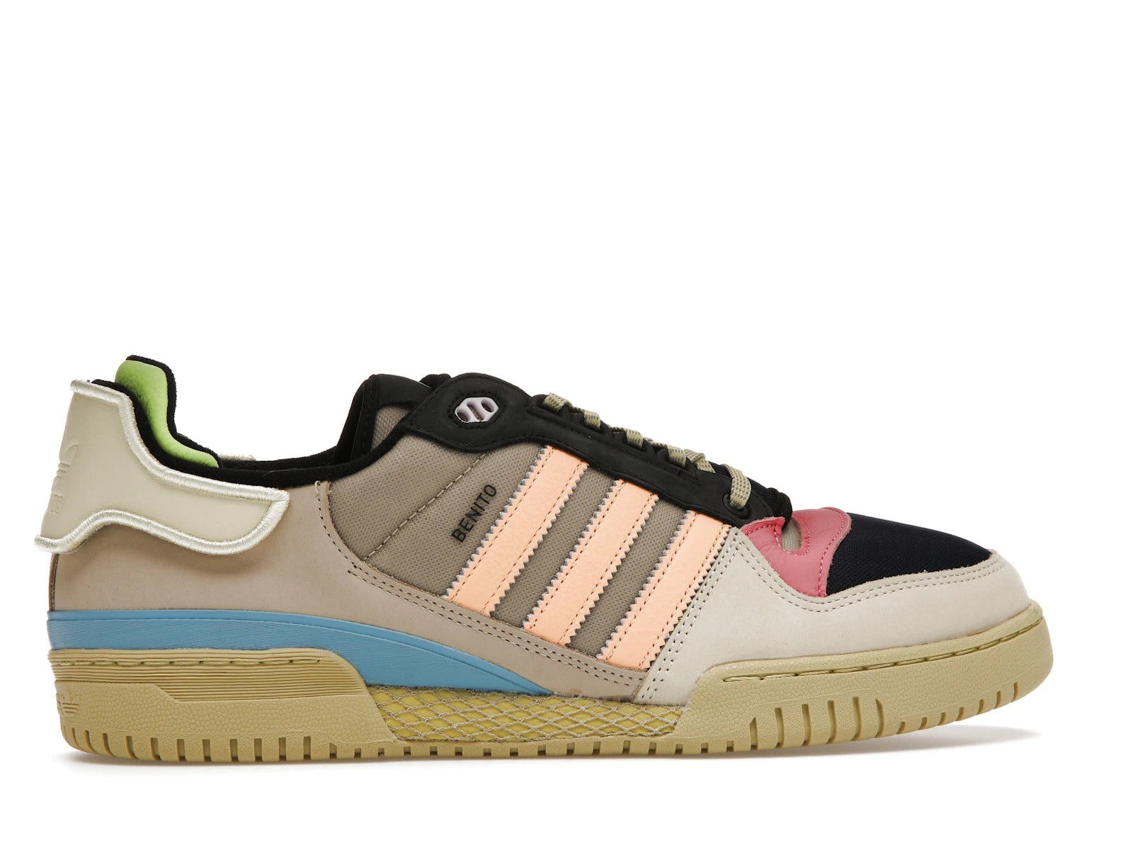 Adidas Forum Powerphase Bad Bunny Benito - Sand/Acid Orange/Halo Gold - GZ2009 - 35