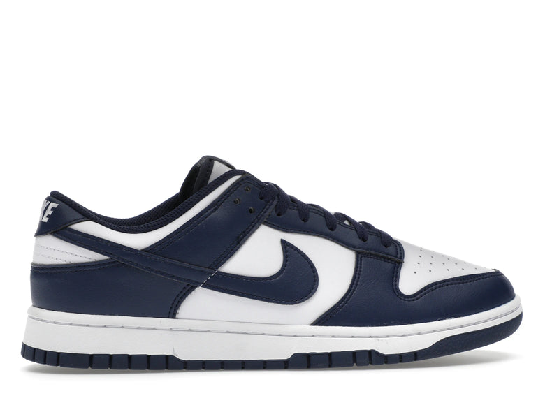 Nike Dunk Low White Midnight Navy - White/Midnight Navy-White - HF5441-107 - 35