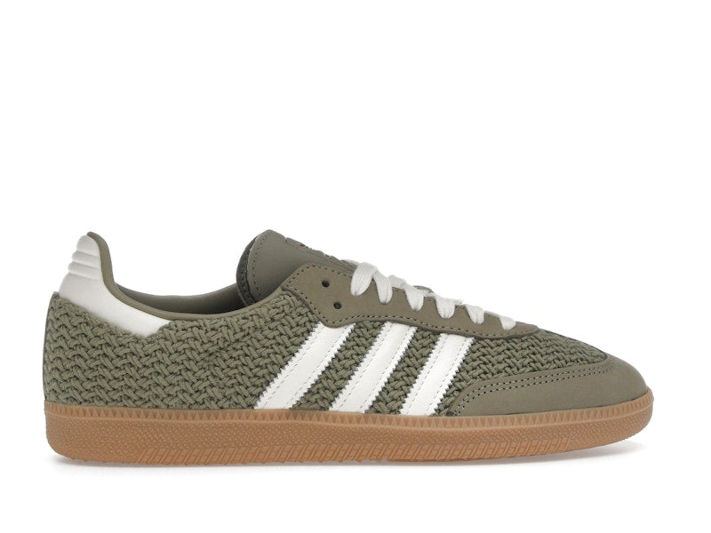 adidas Samba OG Crochet Pack Orbit Green (Women's) - Orbit Green/Cream White/Gum - JR9447 - 35