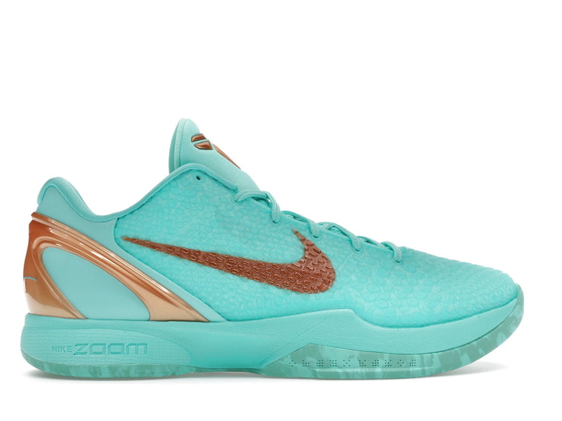 Nike Kobe 6 Protro Jalen Brunson Statue Of Liberty - Hyper Turquoise/Metallic Copper - IQ5774-300 - 35
