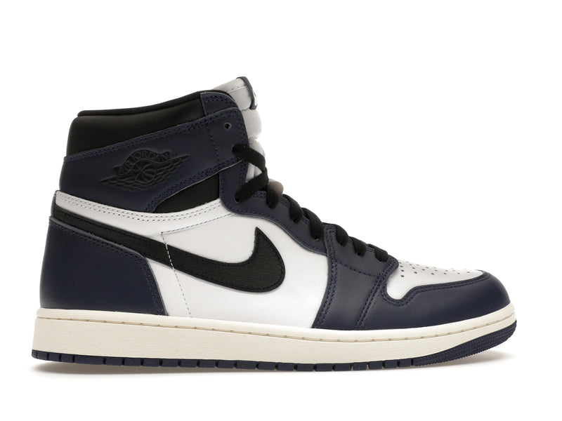 Air Jordan 1 Retro High OG Midnight Navy - Midnight Navy/Black-White-Sail - DZ5485-401 - 35