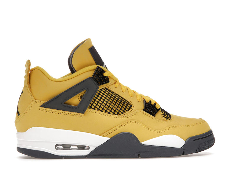 Air Jordan 4 Retro Lightning (2021) - Tour Yellow/White-Dark Blue Grey - CT8527-700 - 35