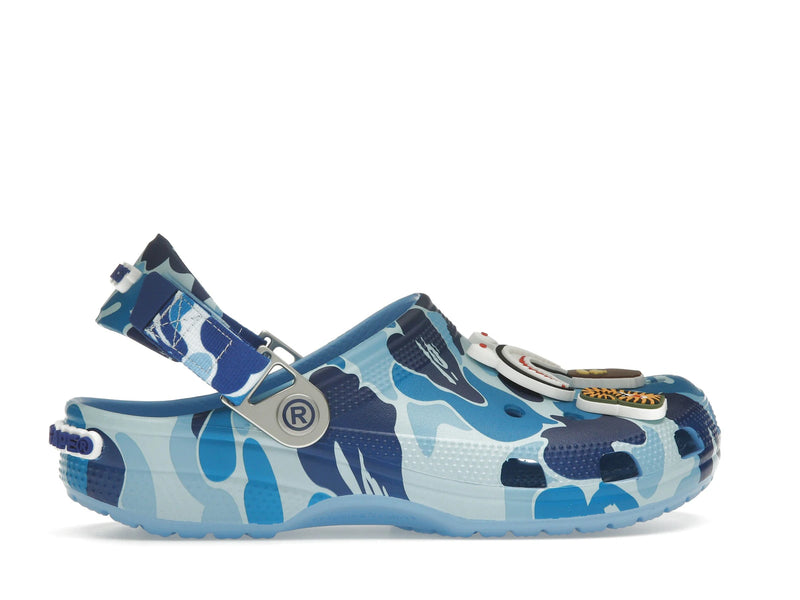 Crocs Classic Clog A Bathing Ape Bape Abc Camo Blue - ABC Camo/Blue - 1L23191903/209627-4TB - 35
