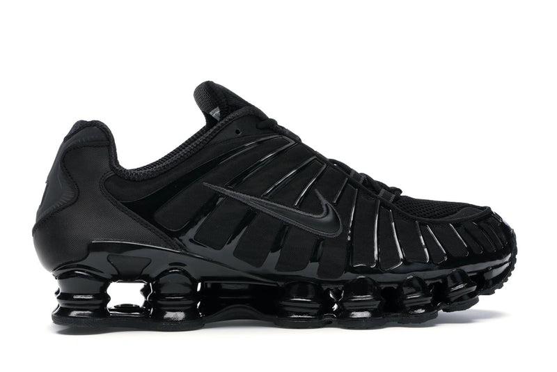 Nike Shox Tl Black Metallic Hematite - Black/Black-Metallic Hematite-Max Orange - AV3595-002 - 35