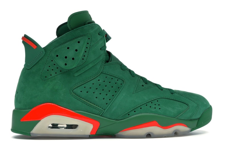 Air Jordan 6 Retro Gatorade Green - Pine Green/Orange Blaze-Pine Green - AJ5986-335 - 35