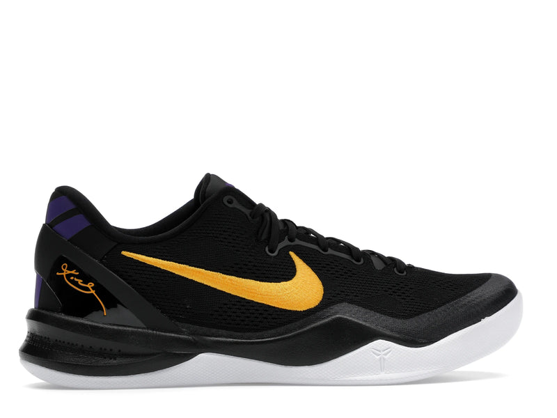 Nike Kobe 8 Protro Lakers Away - Black/University Gold-White-Court Purple - HF9550-001 - 35
