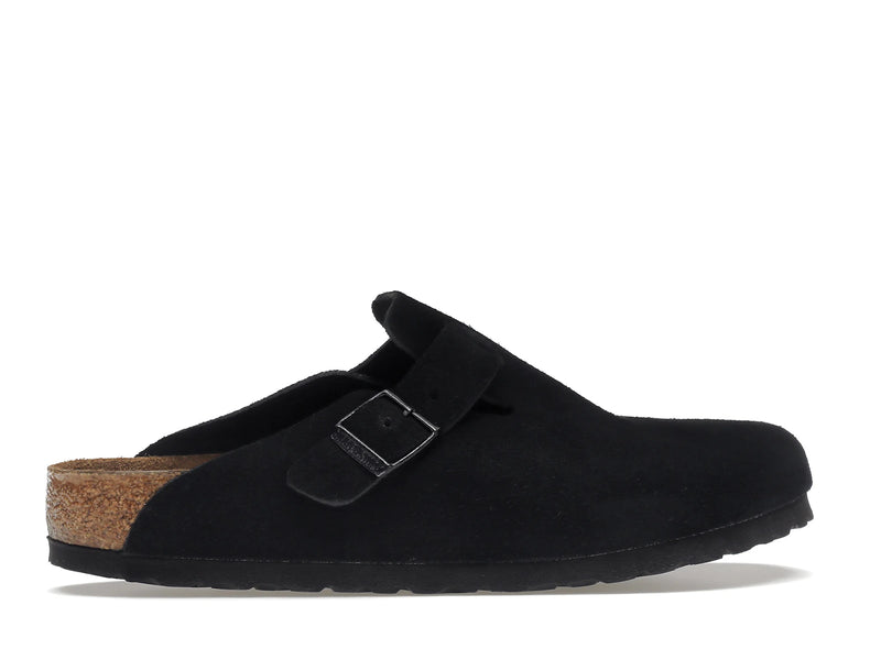 Birkenstock Boston Soft Footbed Suede Black - 0660471/0660473 - 35