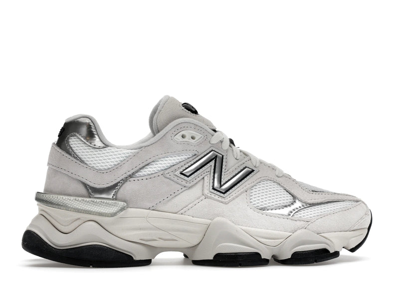 New Balance 9060 White Black Metallic Silver - White/Black/Metallic Silver - U9060JRB - 35