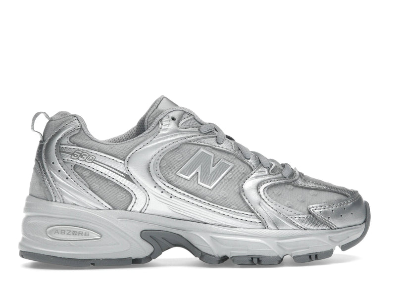 New Balance 530 Silver Metallic Raincloud Polka Dots - Raincloud/Silver Metallic - U530HFZ - 35