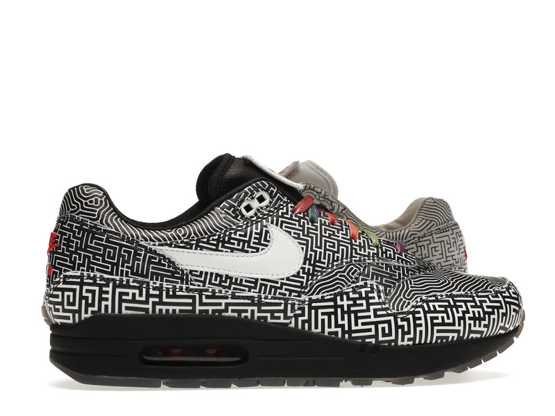 Nike Air Max 1 Tokyo Maze - White/Black-Multi-Color - CI1505-001 - 35