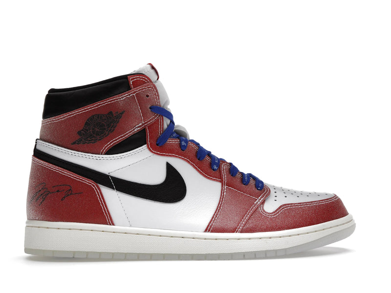 Air Jordan 1 Retro High Trophy Room Chicago Friends And Family (W) Blue Laces - WHITE/VARSITY RED-SAIL-BLACK - DA2728-100 - 35