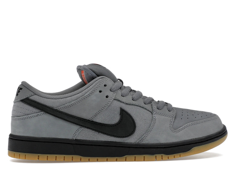 Nike SB Dunk Low Pro Cool Grey - Cool Grey/Black/Cool Grey/Dark Grey/Gum Light Brown/Safety Orange - FJ1674-002 - 35