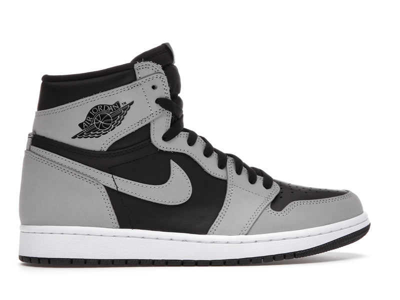 Air Jordan 1 Retro High Black White Light Smoke Grey - Black/White-Light Smoke Grey - 555088-035 - 35