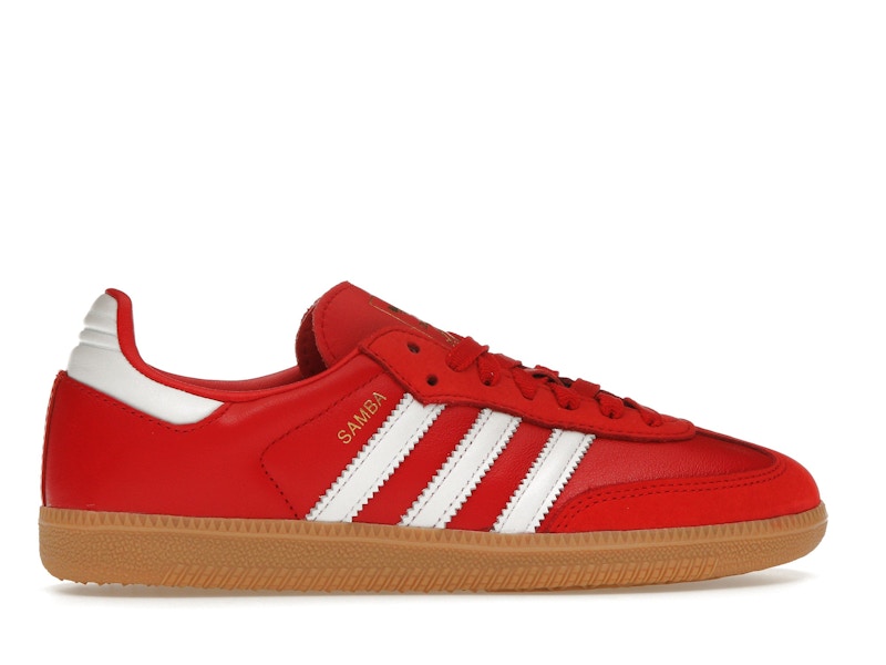 adidas Samba OG Better Scarlet (Women's) - White/Better Scarlet/Gum - IE6524 - 35