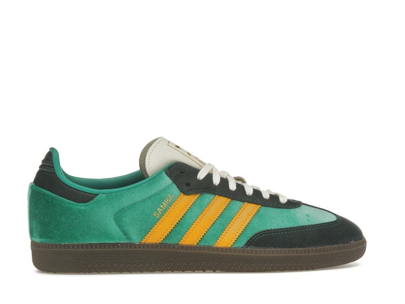adidas Samba OG Court Green Preloved Yellow (Women's) - Court Green/Preloved Yellow/Collegiate Green - JI2681 - 35