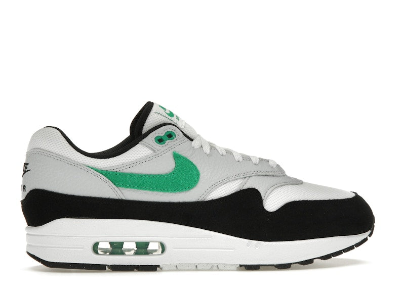 Nike Air Max 1 White Black Stadium Green - White/Pure Platinum/Black/Stadium Green - FN6952-100 - 35