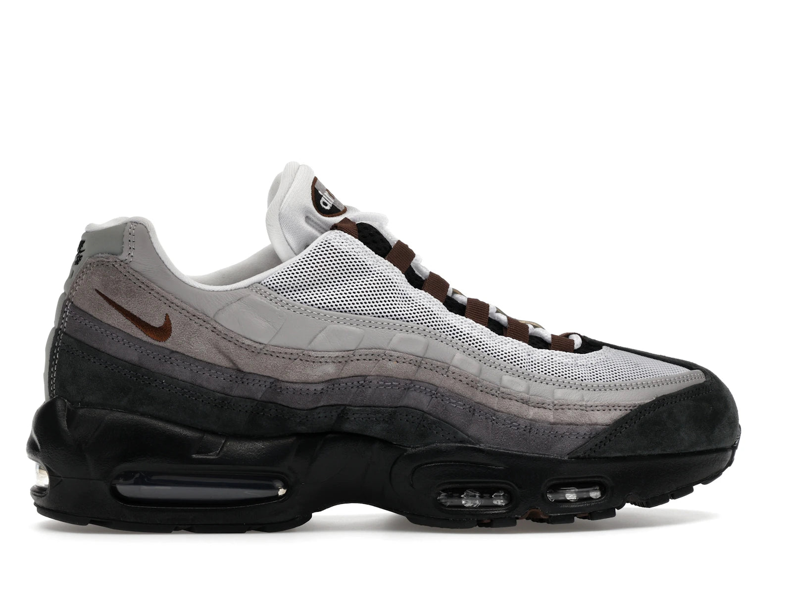 Nike Air Max 95 SB Cacao Wow - Black/Cacao Wow/Anthracite/Light Graphite/Light Charcoal/Pearl Grey - HF7545-002 - 35