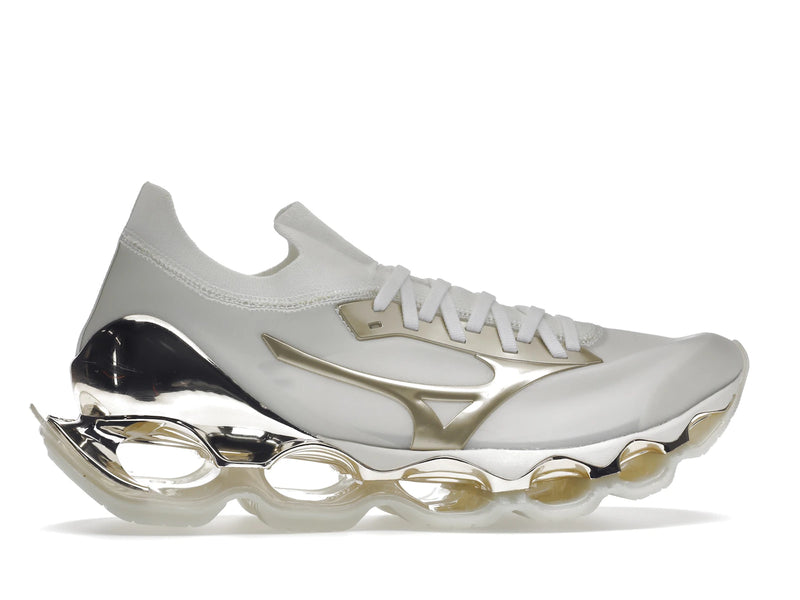 Mizuno Wave Prophecy Hajime Sorayama Champagne Gold - White/Champagne Gold - D1GA212504 - 35