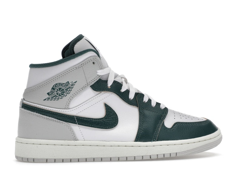 Air Jordan 1 Mid SE Oxidized Green - White/Sail/Neutral Grey/Oxidized Green - FQ7720-103 - 35