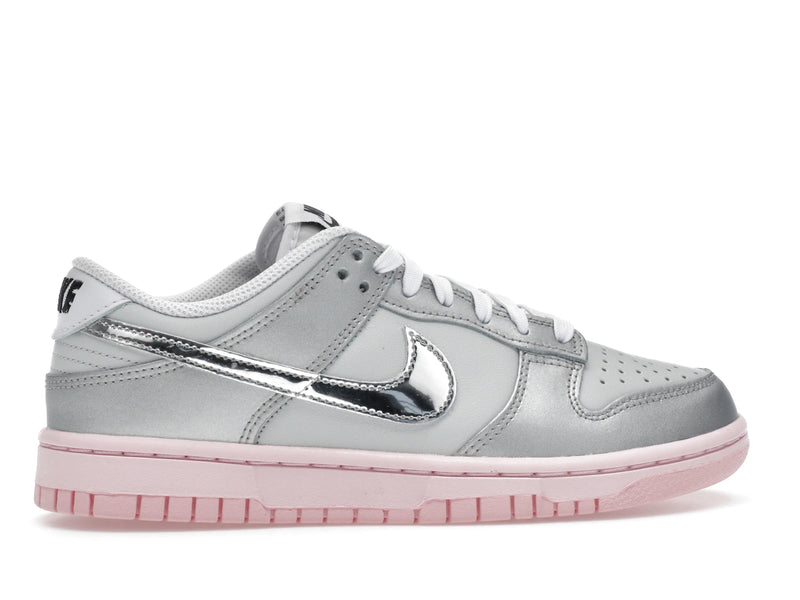 Nike Dunk Low Lx Metallic Silver Pink Foam - Photon Dust/Metallic Silver-Pink Foam-Medium Soft Pink - HM3698-006 - 35