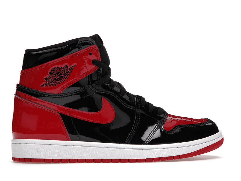 Air Jordan 1 Retro High OG Patent Bred - Black/White-Varsity Red - 555088-063 - 35