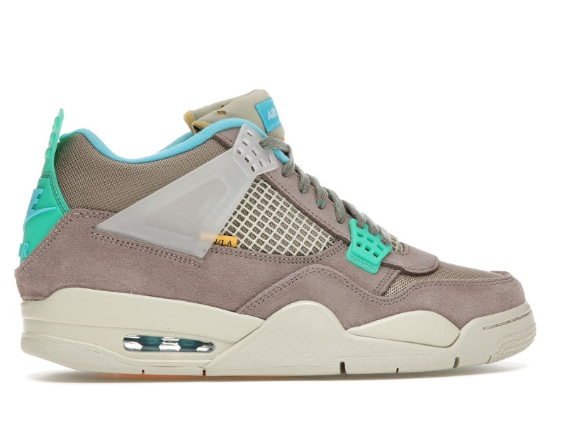 Air Jordan 4 Retro SP 30th Anniversary Union Taupe Haze - Taupe Haze/Blue Fury-Khaki-Roma Green - DJ5718-242 - 35
