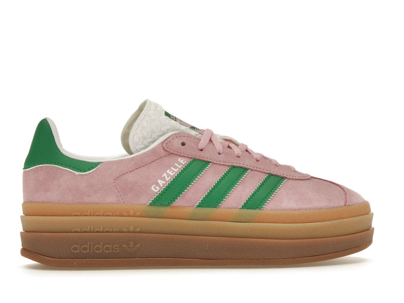 adidas Gazelle Bold True Pink (Women's) - True Pink/Green/Cloud White - IE0420 - 35