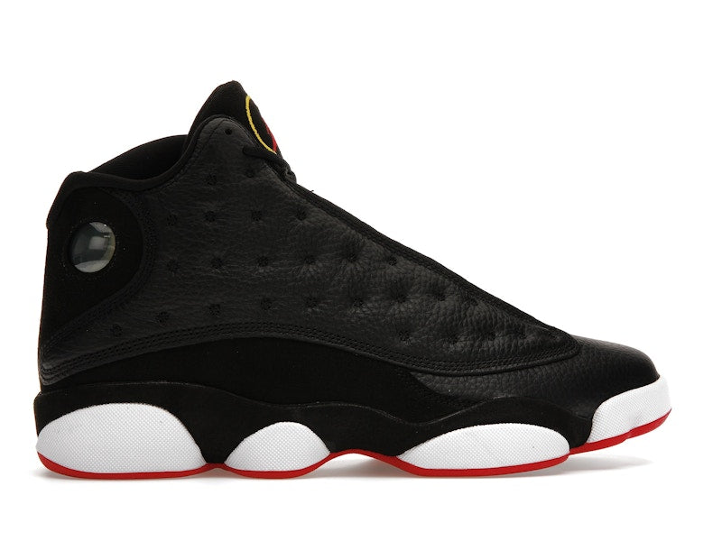 Air Jordan 13 Retro Playoffs (2023) - Black/Varsity Red-White-Vibrant Yellow - 414571-062 - 35