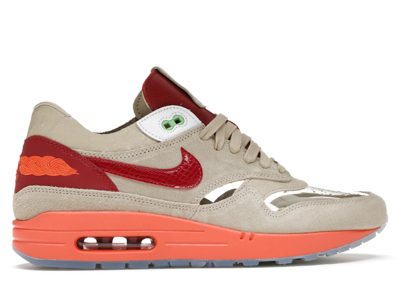 Nike Air Max 1 Clot Kiss Of Death (2021) - Net/Deep Red-Orange Blaze - DD1870-100 - 35