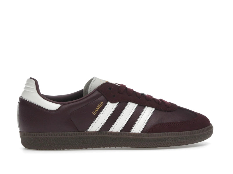 Adidas Samba OG Maroon Off White Gum - Maroon/Off White/Gum - JR8844 - 35