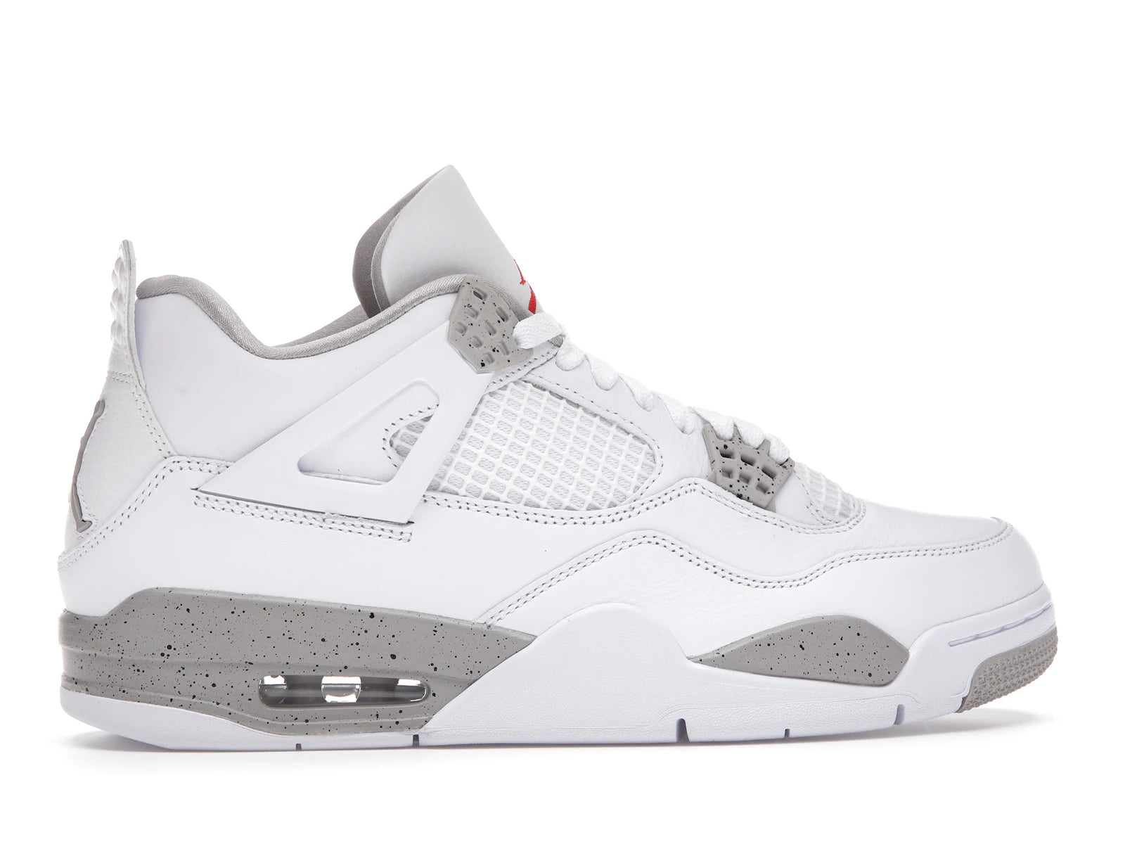 Air Jordan 4 Retro White Oreo (2021) - White/Tech Grey-Black-Fire Red - CT8527-100 - 35