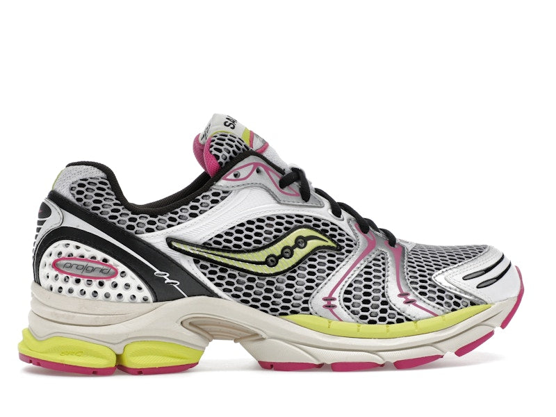 Saucony Progrid Triumph 4 White Fluo Pink - White/Fluo - S70704-14 - 35