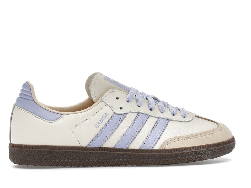 adidas Samba OG Cream White Violet (Women's) - Cream White/Violet Tone/Sand Strata - JI2678 - 35