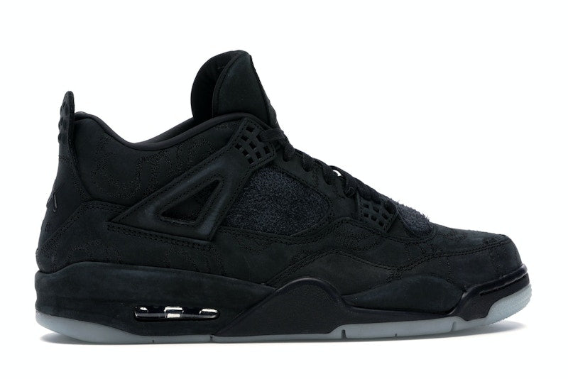 Air Jordan 4 Retro Kaws Black - Black/Black-Clear-Glow - 930155-001 - 35