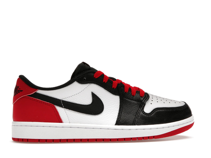 Air Jordan 1 Retro Low OG Black Toe - White/Black/Varsity Red - CZ0790-106 - 35