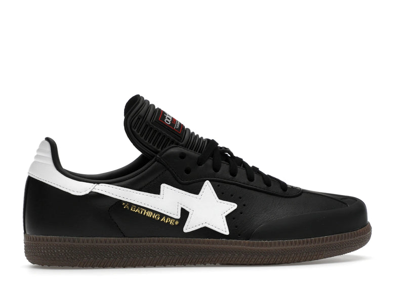 Adidas Samba Bape Black White Gum - Black/White/Gum - JR9246 - 35
