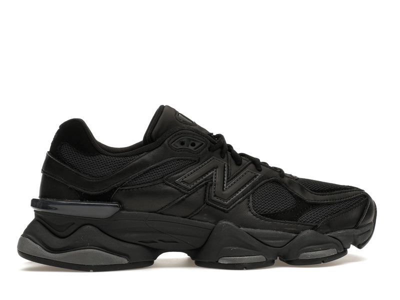 New Balance 9060 Triple Black Leather - U9060NRI - 35