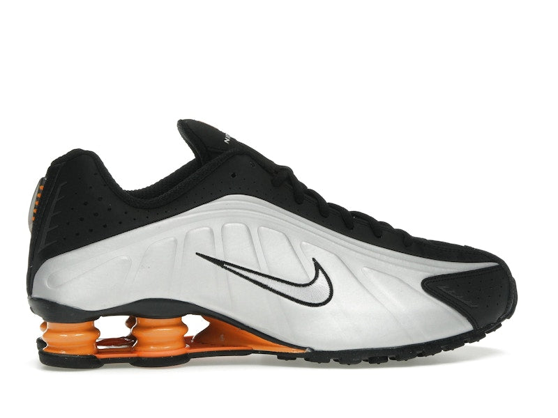 Nike Shox R4 Bright Mandarin - Black/Vast Grey/Bright Mandarin/Metallic Silver - HQ1988-003 - 35