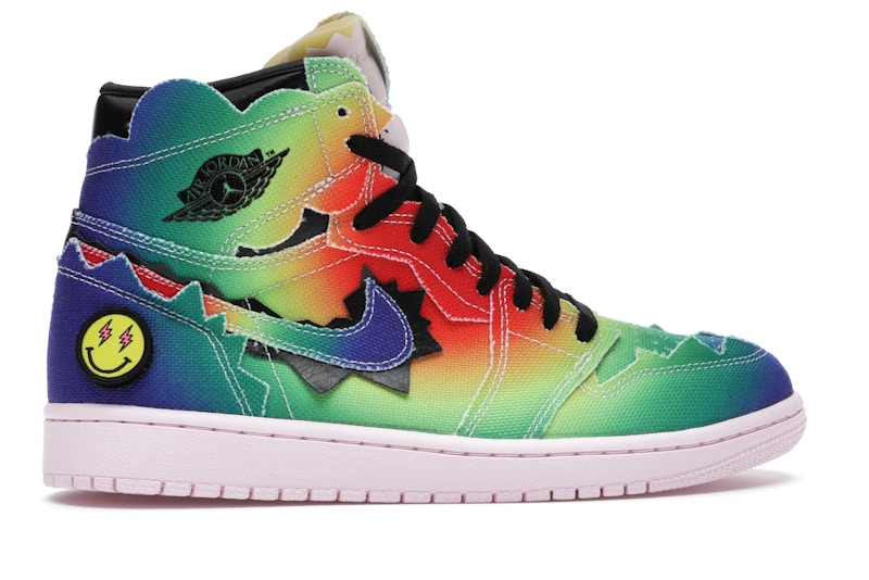 Air Jordan 1 Retro High J Balvin - Multi-Color/Black-Pink Foam-Multi-Color - DC3481-900 - 35