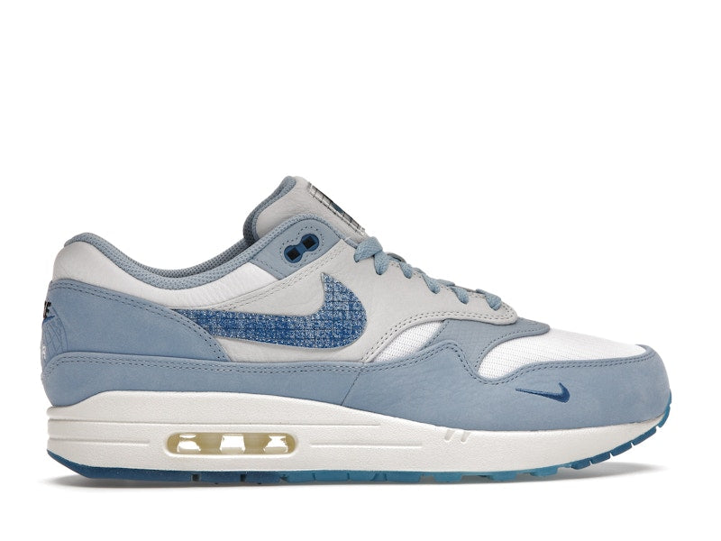 Nike Air Max 1 Premium Blueprint - White/Dark Marina Blue/Leche Blue - DR0448-100 - 35